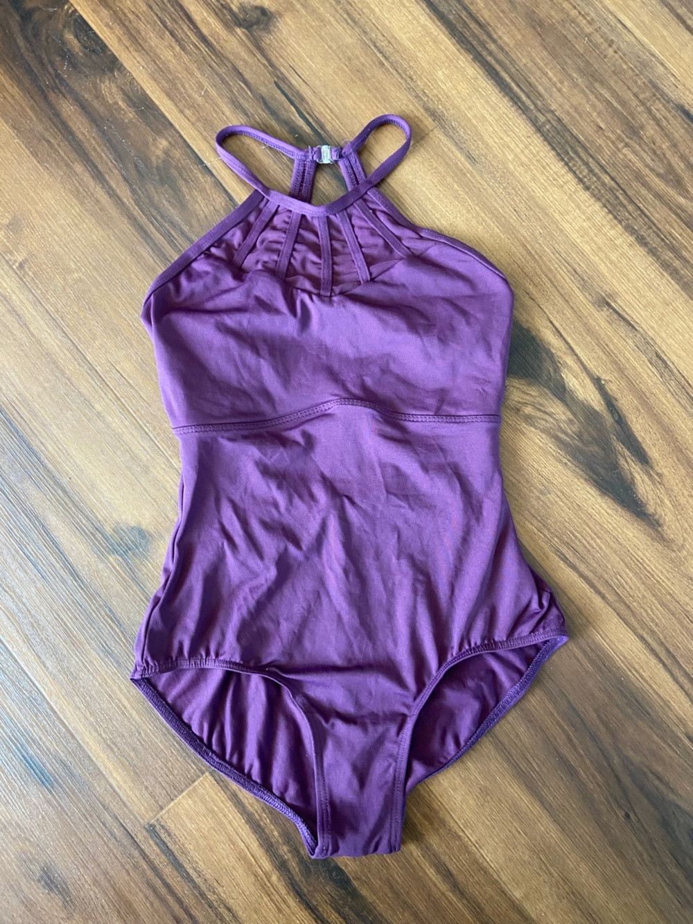 Natalie Dancewear plum leotard - M